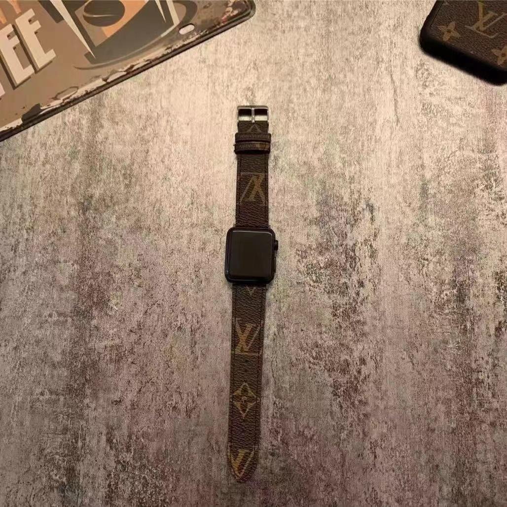 Luxury Monogram Apple Watch Band Big Printing-CRLV056