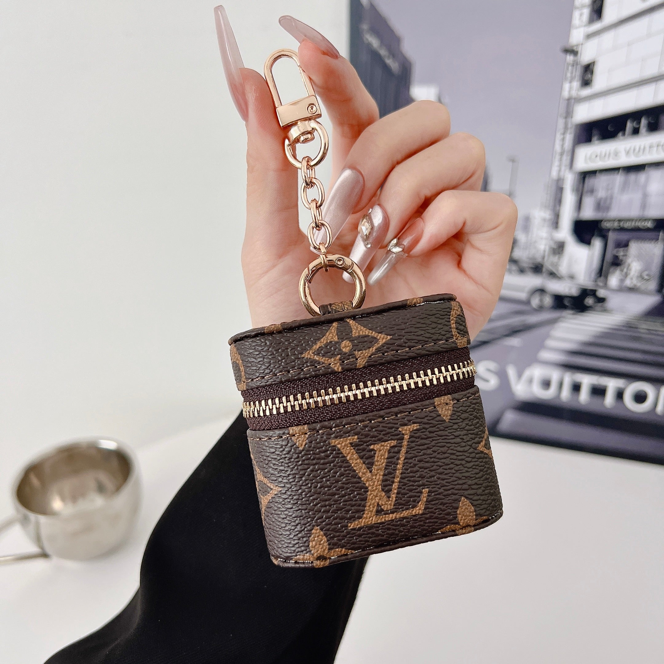 Monogram AirPods Storage Case With Strap-CRLV051