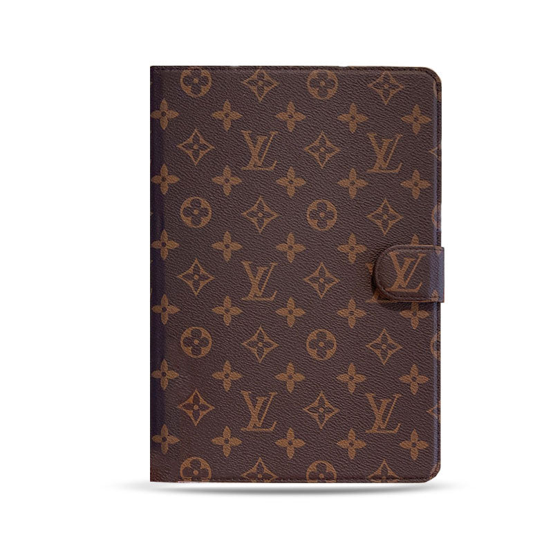 Leather Monogram iPad Case Big Printing -CRLV053