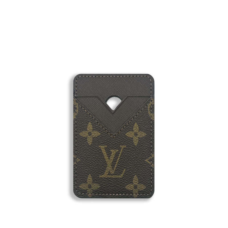 Classic Leather Monogram Magnetic Wallet Big Printing-CRLV012