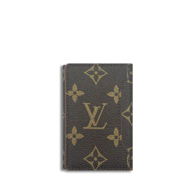 Classic Leather Monogram Magnetic Wallet Big Printing-CRLV015